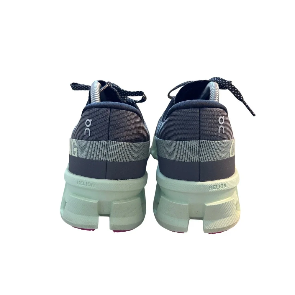 On Cloudrunner Gray Mint Pink Running Shoes Womens 10 Swiss Engineering CloudTec
